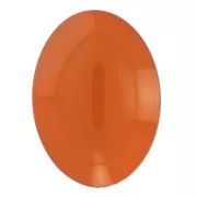 25x18mm Oval resin cabochon - Amber x1