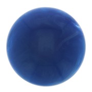 14mm Round opaque resin cabochon - Marbled Royal Blue x1|raw }}
