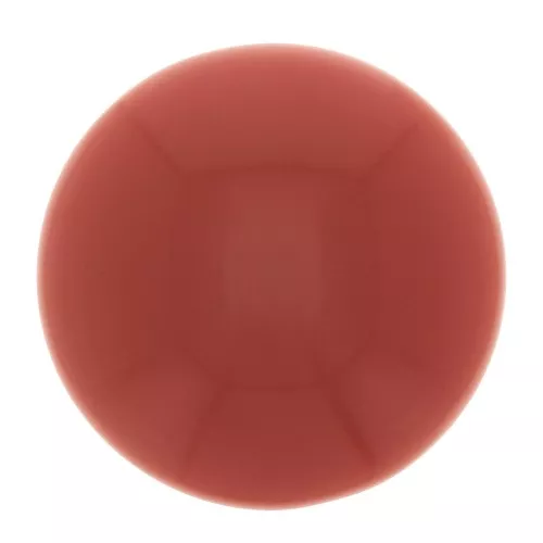 14 mm round cabochon in opaque resin - Terracotta x1