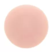 14 mm round cabochon in opaque resin - Light pink x1