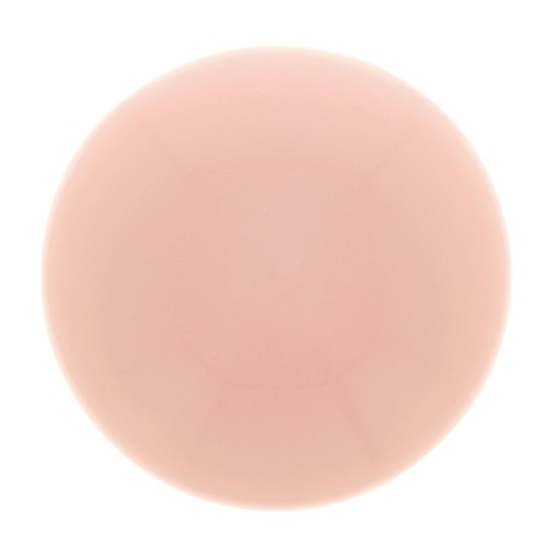 14 mm round cabochon in opaque resin - Light pink x1