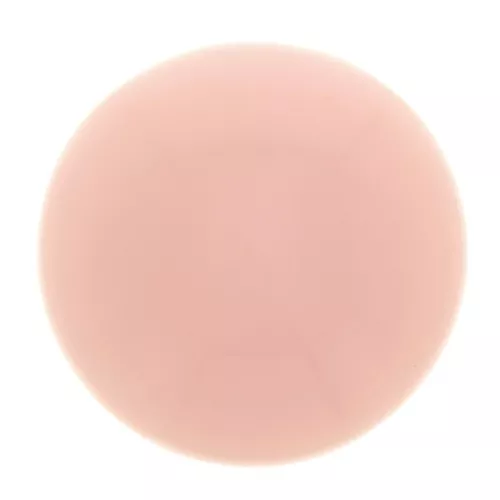 14 mm round cabochon in opaque resin - Light pink x1