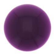 14mm Round opaque resin cabochon - Plum x1