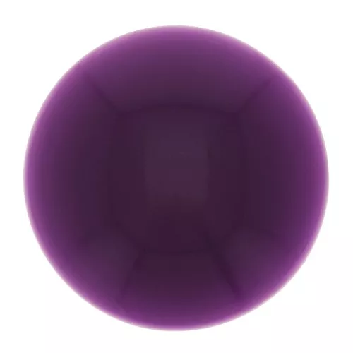 14 mm round cabochon in opaque resin - Plum x1