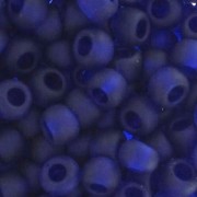 Toho Seed beads 11/0 TO11R8DF - Transparent Frosted Cobalt x8g|raw }}