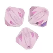 4mm Preciosa Crystal Bicones - MC Bead Rondell - Pink Sapphire x30