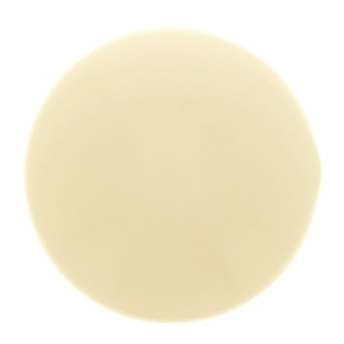 18 mm round cabochon in opaque resin - Ecru x1