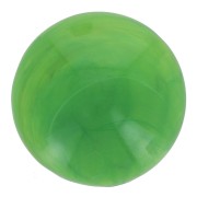 18 mm round cabochon in opaque resin - Marbled green x1