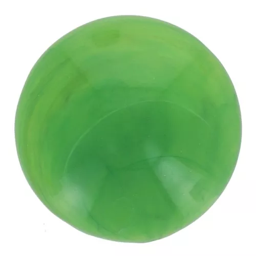 18 mm round cabochon in opaque resin - Marbled green x1