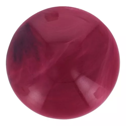 18 mm round cabochon in opaque resin - Marbled red x1