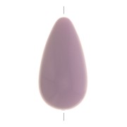 26x14mm Opaque resin pear-shaped bead - Lavender x1|raw }}