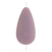 26x14mm Opaque resin pear-shaped bead - Lavender x1