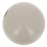 Polaris round bead Opaque 10mm Grey x1|raw }}