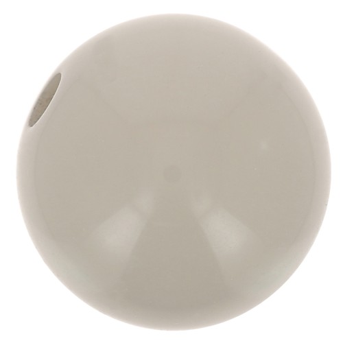 Polaris round bead Opaque 10mm Grey x1