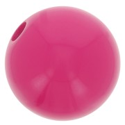 Polaris round bead Opaque 10mm Fuchsia x1|raw }}