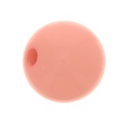 Polaris round bead Opaque 10mm Light Peach x1