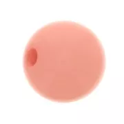 Polaris round bead Opaque 10mm Light Peach x1
