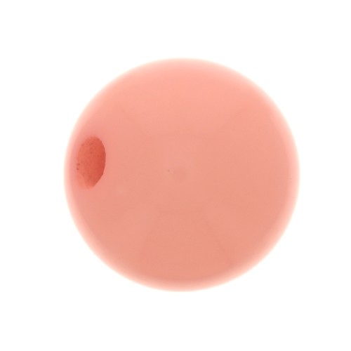 Polaris round bead Opaque 10mm Light Peach x1