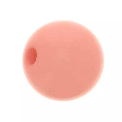 Polaris round bead Opaque 10mm Light Peach x1