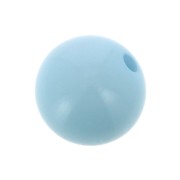 Polaris round bead Opaque 10mm Aquamarine x1|raw }}