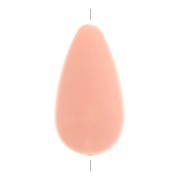 26x14mm Opaque resin pear-shaped bead - Light Pink x1|raw }}