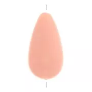 26x14mm Opaque resin pear-shaped bead - Light Pink x1
