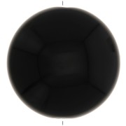 25mm Round opaque resin puck - Black x1|raw }}