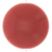 25mm Round opaque resin puck - Terracotta x1|raw }}