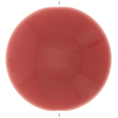 25mm Round opaque resin puck - Terracotta x1