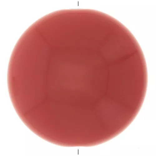 25mm Round opaque resin puck - Terracotta x1