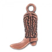 Santiag charm 19mm Old copper tone x1|raw }}