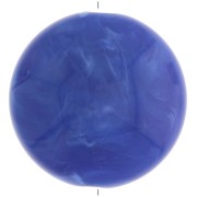 25mm Round opaque resin puck - Marbled Royal blue x1|raw }}