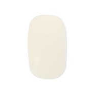 18x11mm Round opaque resin bead - Unbleached x1