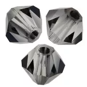 4mm Preciosa Crystal Bicones - MC Bead Rondell - Crystal Valentinite x30