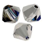 4mm Preciosa Crystal Bicones - MC Bead Rondell - Crystal Bermuda Blue x30