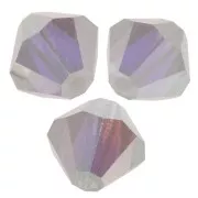 4mm Preciosa Crystal Bicones - MC Bead Rondell - Crystal AB 2x x30