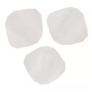 4mm Preciosa Crystal Bicones - MC Bead Rondell - Crystal Matt x30