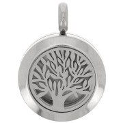 20mm Stainless steel 316L fragrance diffuser medallion - Tree of Life x1|raw }}