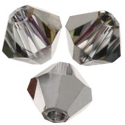 4mm Preciosa Crystal Bicones - MC Bead Rondell - Crystal Volcano X30