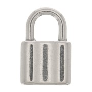 19x12.5mm 304 Stainless steel Padlock pendant x1