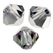 4mm Preciosa Crystal Bicones - MC Bead Rondell - Crystal Vitrail Light X30|raw }}
