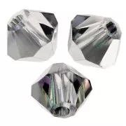 4mm Preciosa Crystal Bicones - MC Bead Rondell - Crystal Vitrail Light X30