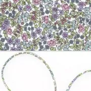 Liberty cord Emilia's Flowers Green x1m