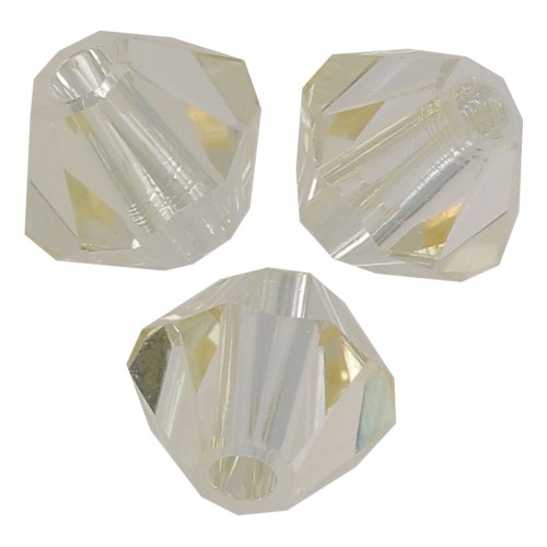 4mm Preciosa Crystal Bicones - MC Bead Rondell - Crystal Blond Flare x30