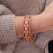 4mm Preciosa Crystal Bicones - MC Bead Rondell - Topaz AB x30