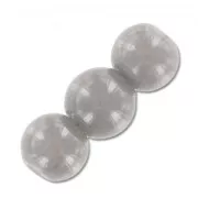 Rounds 4mm Grey x20
