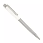 Ball-point pen to decorate with beads - resin - polymer - Silver Tone x1