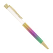 Ball-point pen to decorate with beads - resin - polymer - Gold - Multicolored x1|raw }}