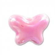 Ceramics Butterfly 12x15mm Iridescent Rose x1|raw }}