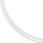 0.8mm 925 Sterling Silver half-hard - annealed - round diamond effect wire x2m